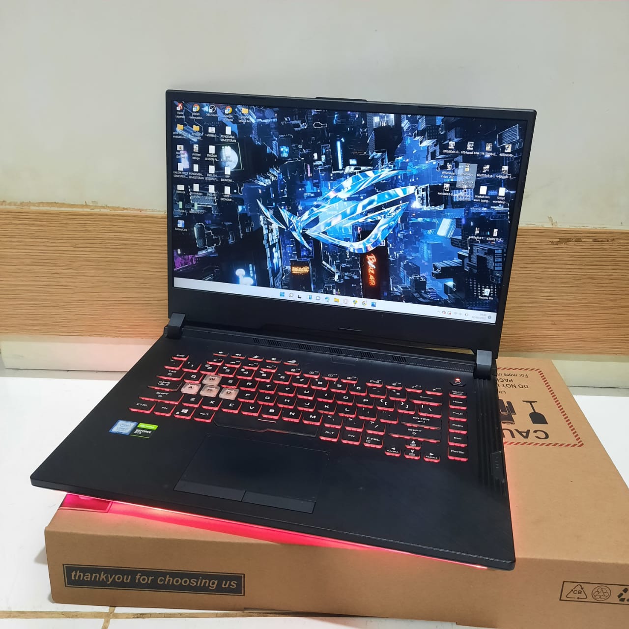 Strix G531gt Rog Strix G G531gd Core I7 G531gd ASUS ROG STRIX G531 Core I7  9750H Ram 16GB SSD