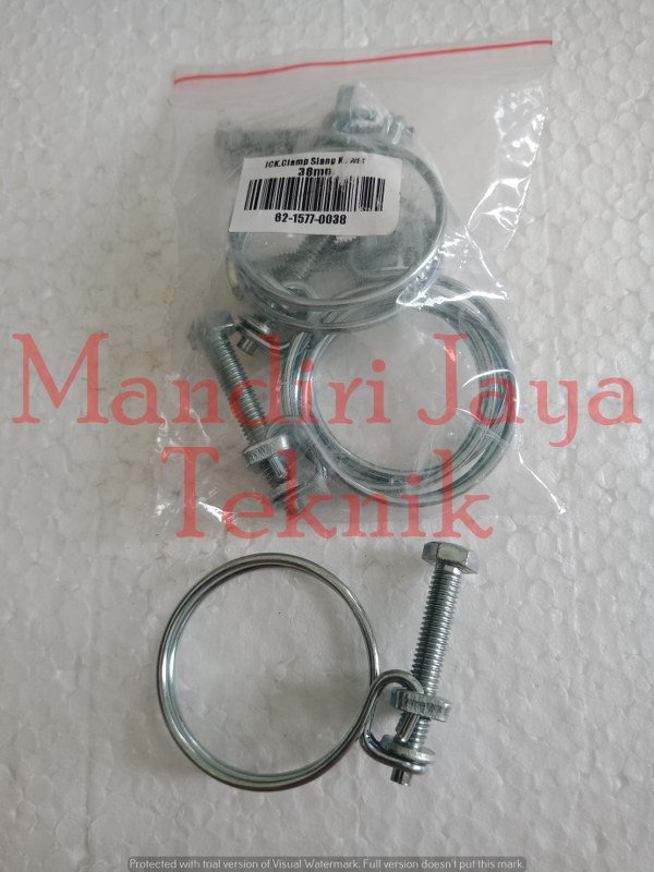 Clamp Slang Selang Kawat Klem Selang Kawat 34mm 38mm JCK Lazada