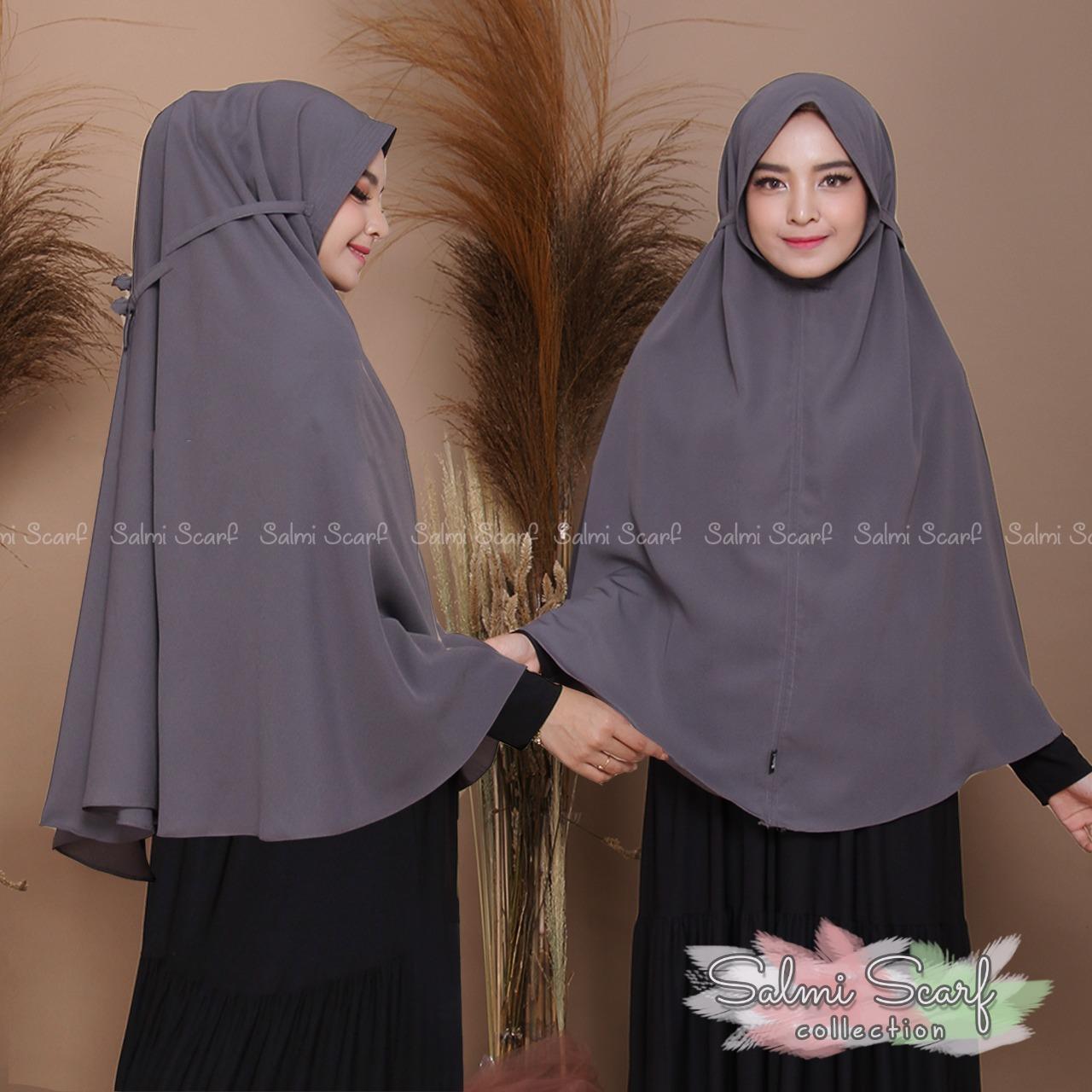 Salmi Scraf - Khimar Tali XL / Hijab Instan / Hijab Syar'i terbaru / Jilbab Syar'i / Fashion Wanita Murah / Kerudung Wanita
