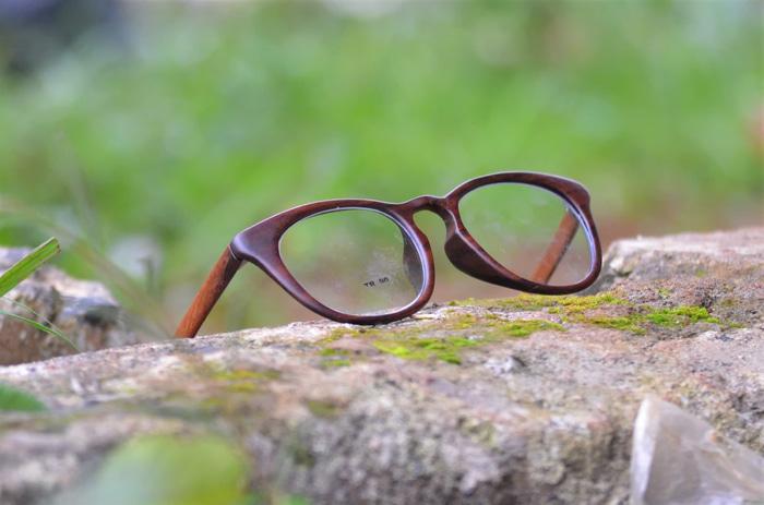 kacamata kayu original model moscot serat asli doff