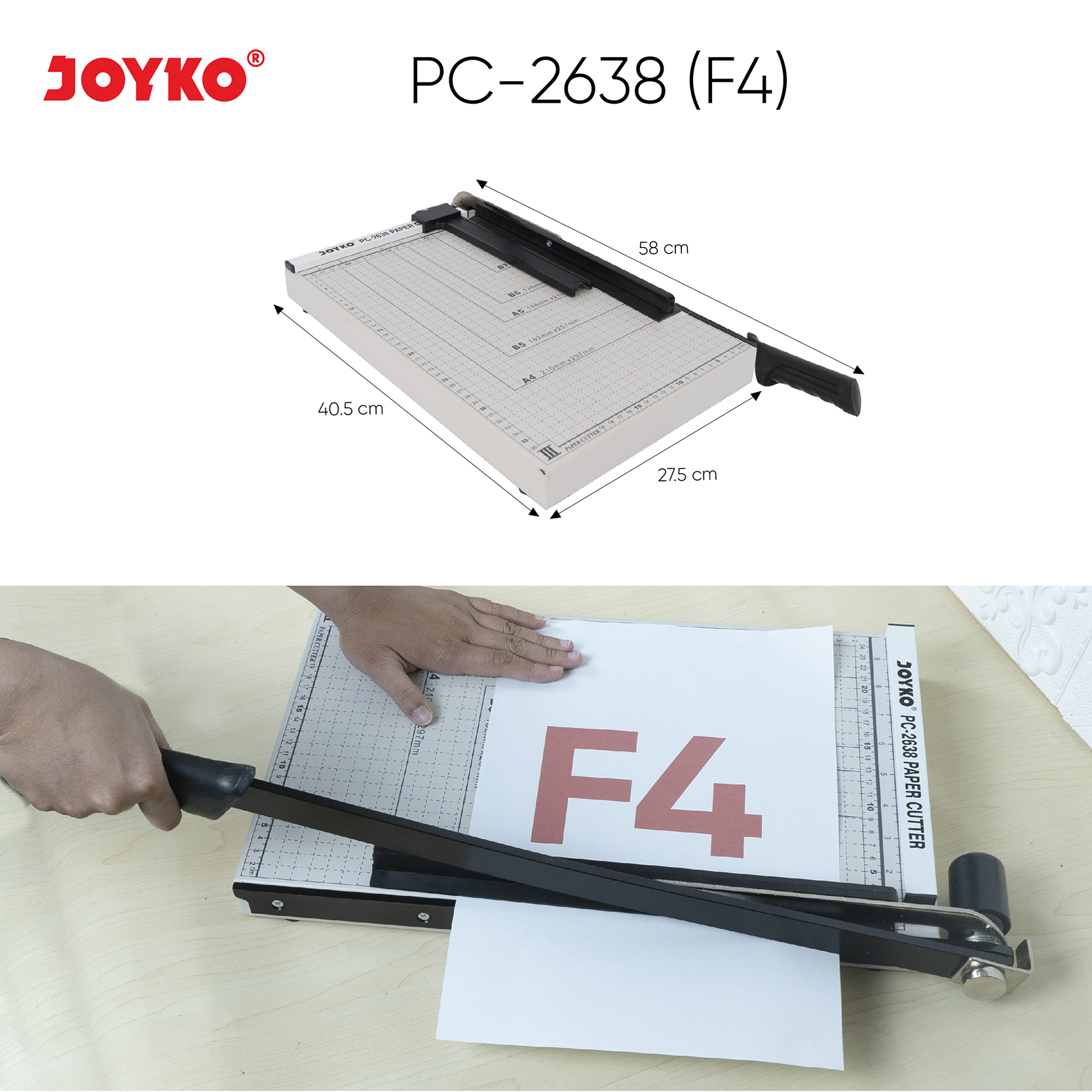 Pemotong Kertas Paper Cutter Joyko | Lazada Indonesia