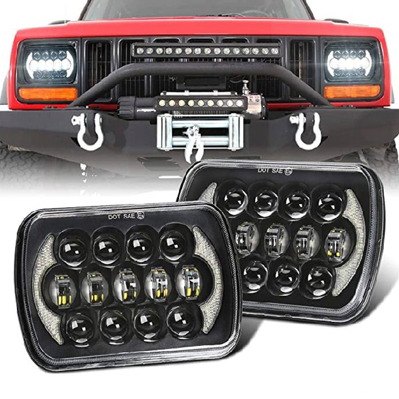 LED Headlamp Daymaker Kotak New Series 5 x 7 Inch L300 Feroza Jeep Katana Taft Carry Lazada