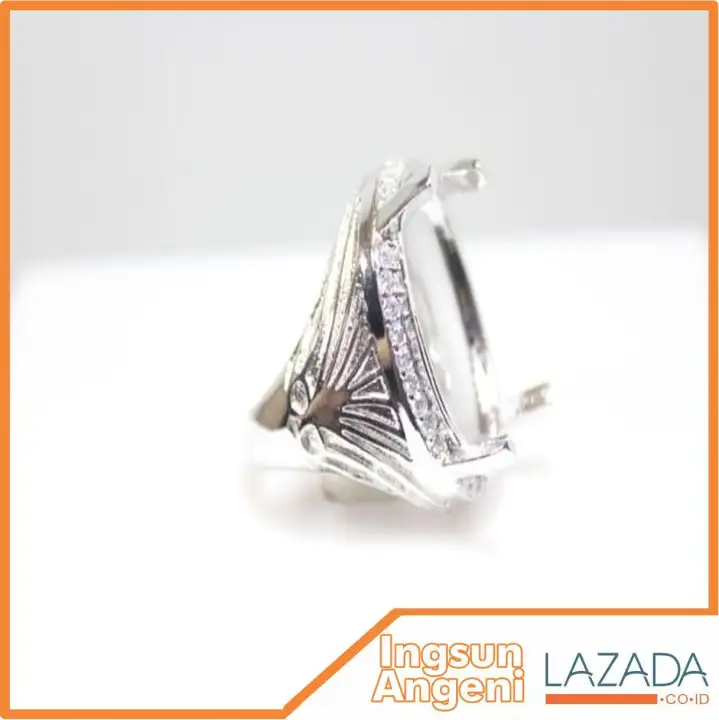 Ring Cincin Emban Cangkang Ikat Perak 926 K284 Lazada Indonesia