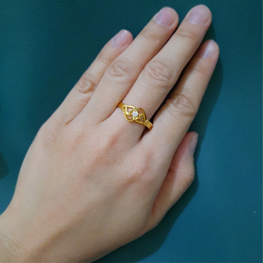 Termurah Big Size Jumbo Cincin Wanita Ukuran 20 Asli Kadar 700 Love Permata Ring Perhiasan Jewelry Emas Karat Lazada Indonesia