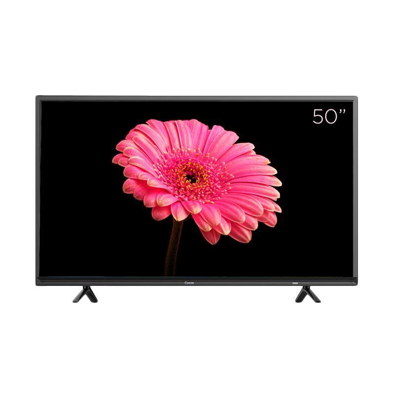 Coocaa LED TV 50” 50E2A12G – Hitam – Khusus Jadetabek