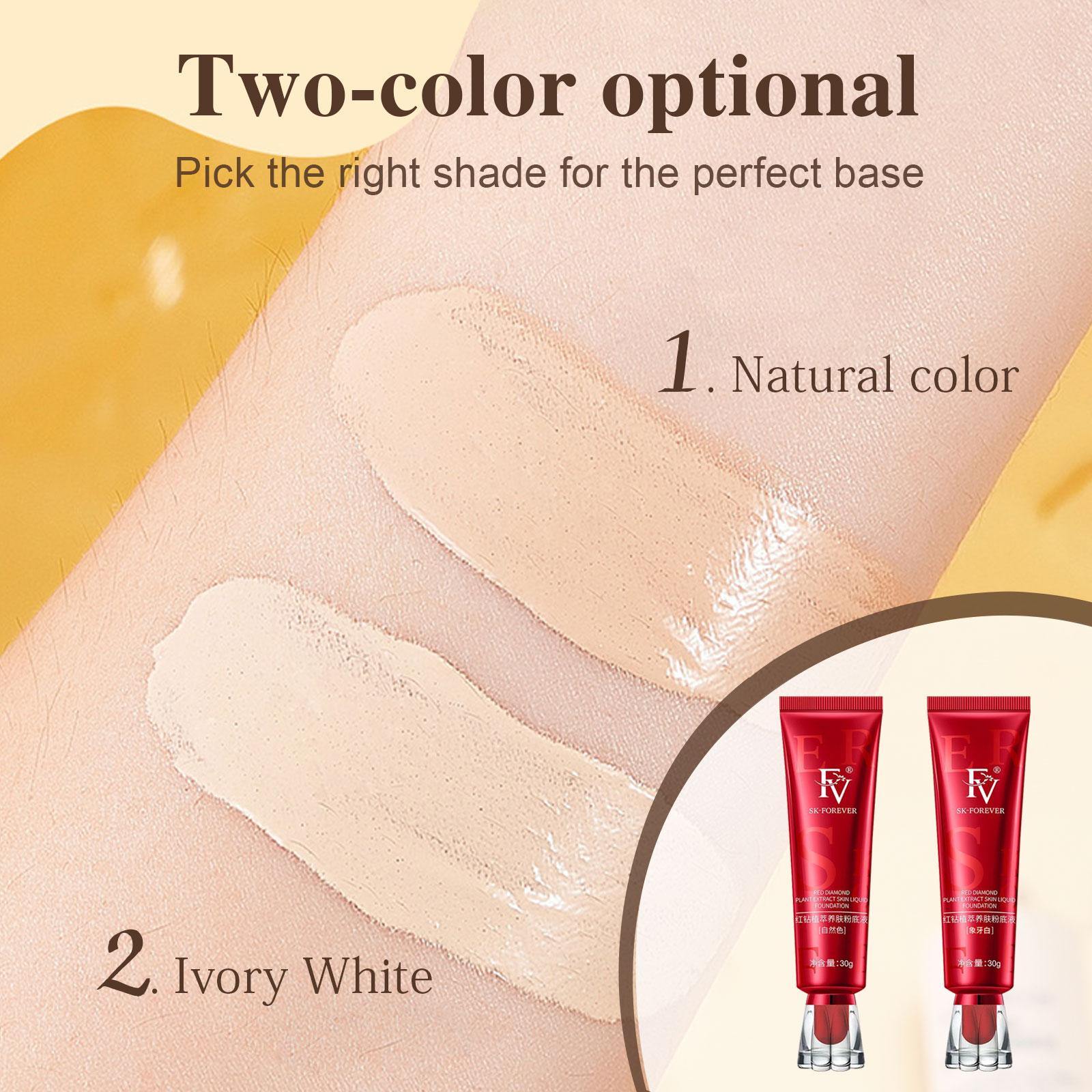 FV Concealer Cream Makeup Base Makeup Red Ginseng Herbal Cover Skin Makeup Foundation Care Stains Liquid Face S8M1