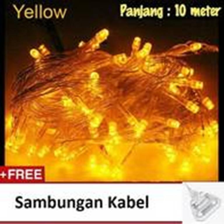 COD Lampu Tumblr Hias LED 10 Meter + Free Colokan Sambungan Kabel