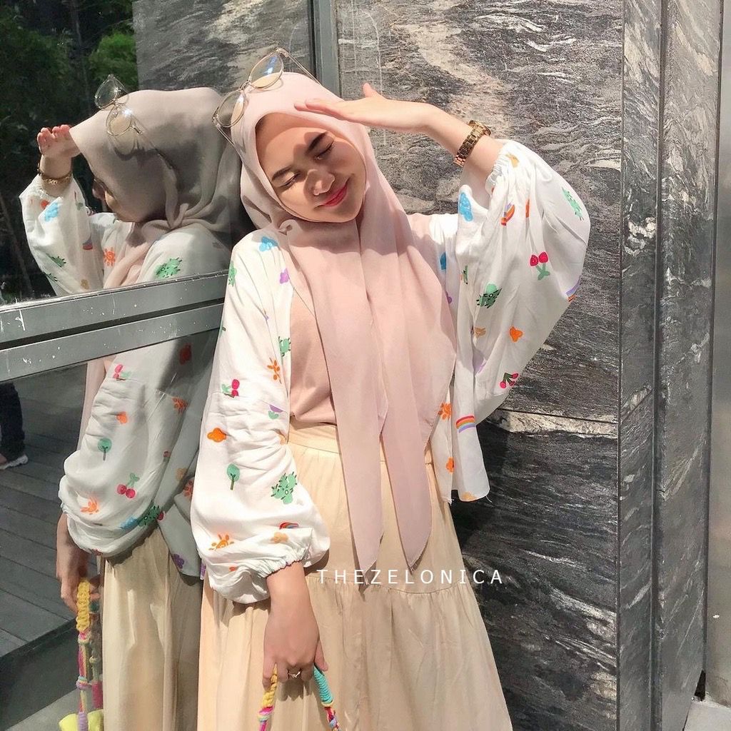 SIERRA FASHION CARDIGAN OUTER WANITA OOTD HIJAB TERBARU NEW