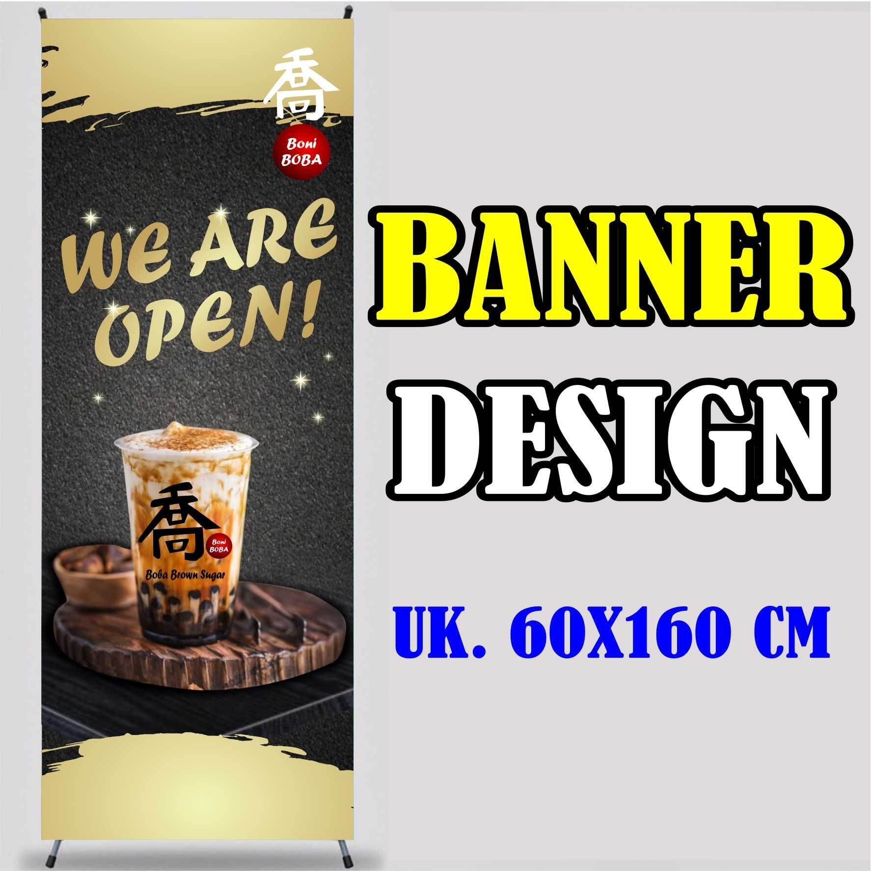 Banner, Spanduk Minuman Boba Brown Sugar | Lazada Indonesia