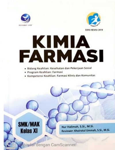 Buku Kimia Farmasi, SMK/MAK Kelas XI - Bidang Keahlian : Kesehatan Dan ...