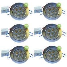 Bossecom LED Downlight Plafon 7W-Warm White - 6pcs