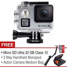 Brica Action Camera B-Pro 5 Alpha Plus Adventure Pack - Silver