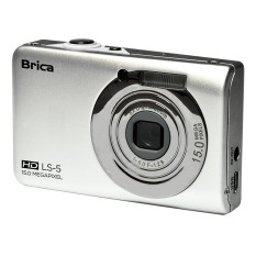 Brica LS-5 Digital Camera - 15 MP - Silver