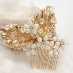 Gaun Pengantin Pernikahan Aksesoris Mutiara Bulang