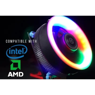 (( COD )) Fan Processor Prosesor Gaming LED RGB Intel AMD Alseye TBF100