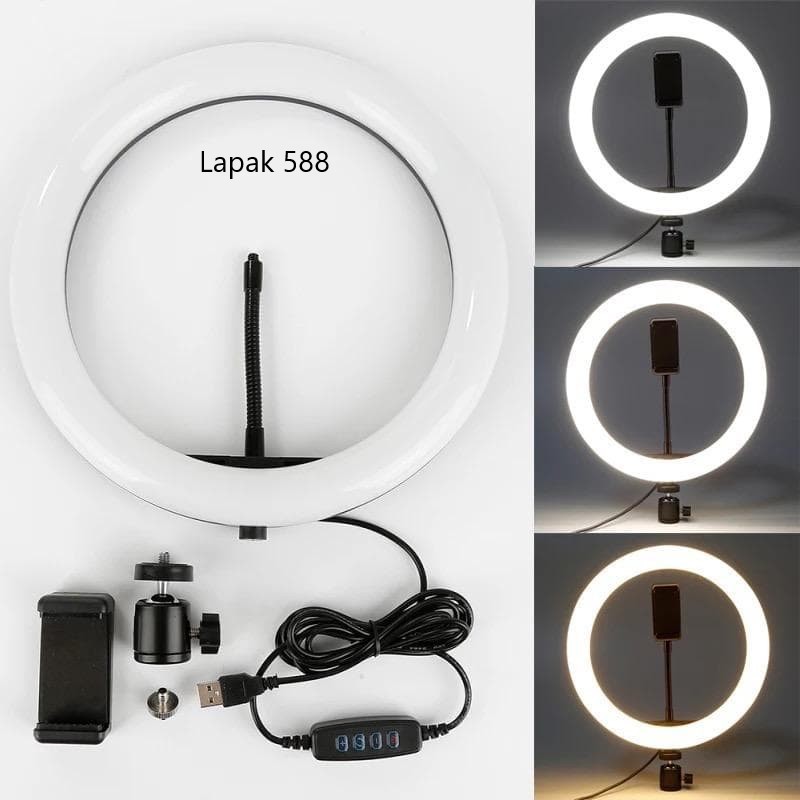 Ring Fill Light 330 Led Ring Light 33cm Photo Studio Lighting Lazada Indonesia