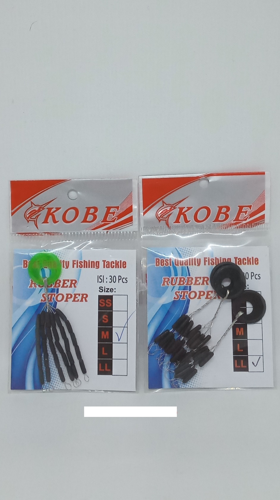Stopper Pancing Kobe Isi 30 Warna Hitam Panjang Lazada Indonesia