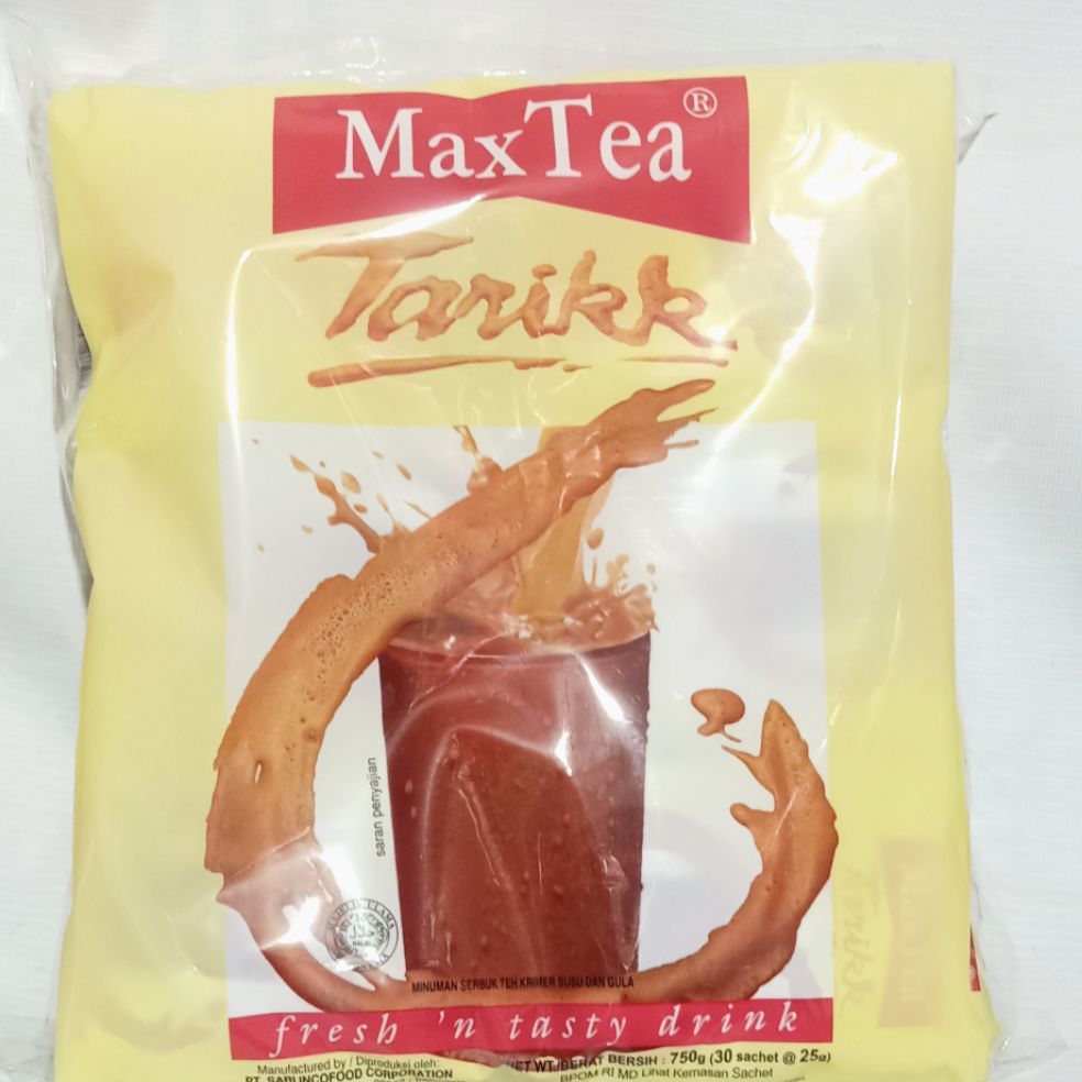 Max Tea Teh Tarik 30 Sachet Lazada Indonesia 3774