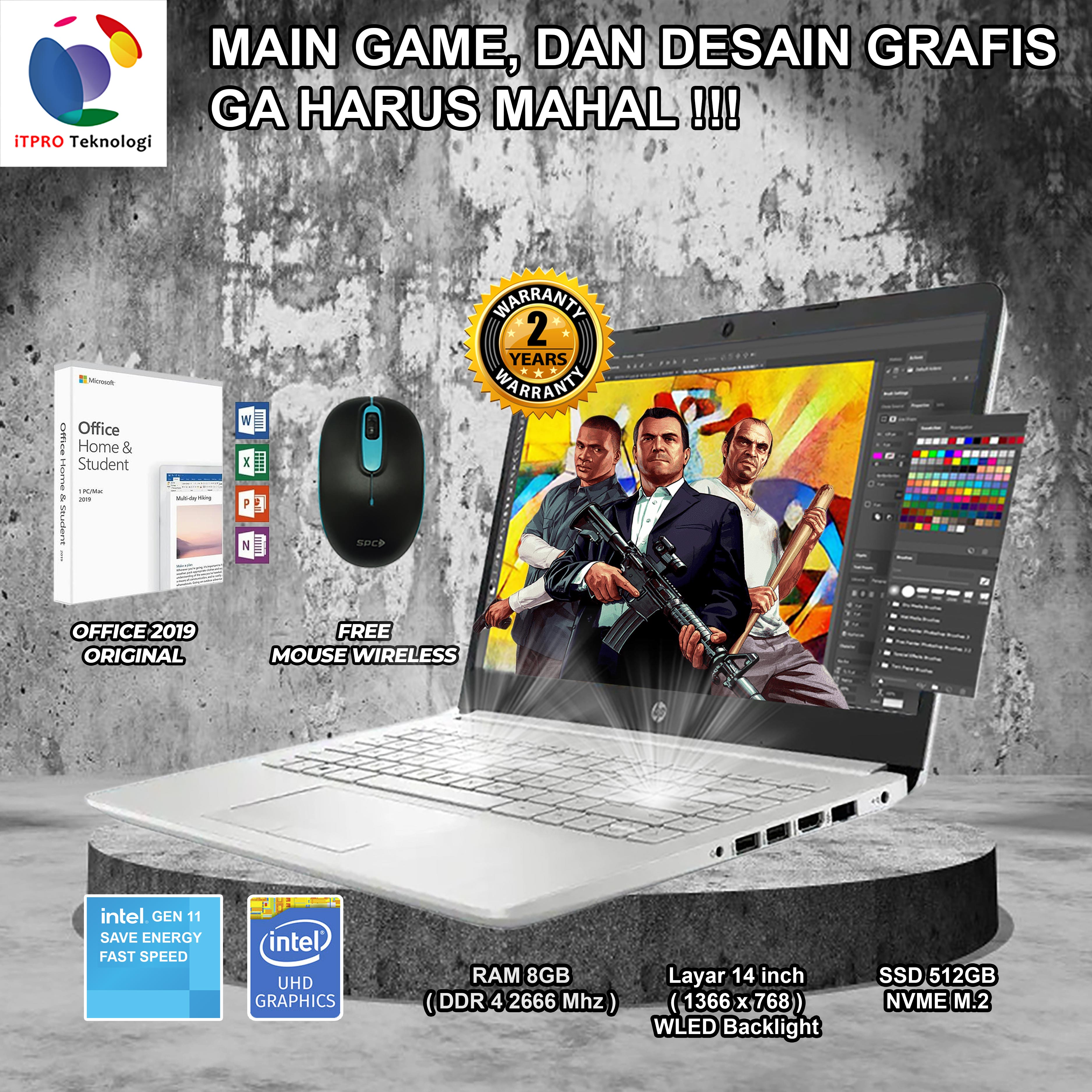Best Seller Laptop Bisnis Gaming Dan Desain Hp 14s Dq2518tu Intel 6305u Ram 8gb Ssd 512gb Intel Uhd Graphics 14inch Hd Ohs 2019 Windows 10 Original Garansi Resmi Hp