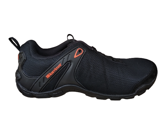 Sepatu Gunung Pria Full Hitam Sepatu Hiking Karrimor Newton Low