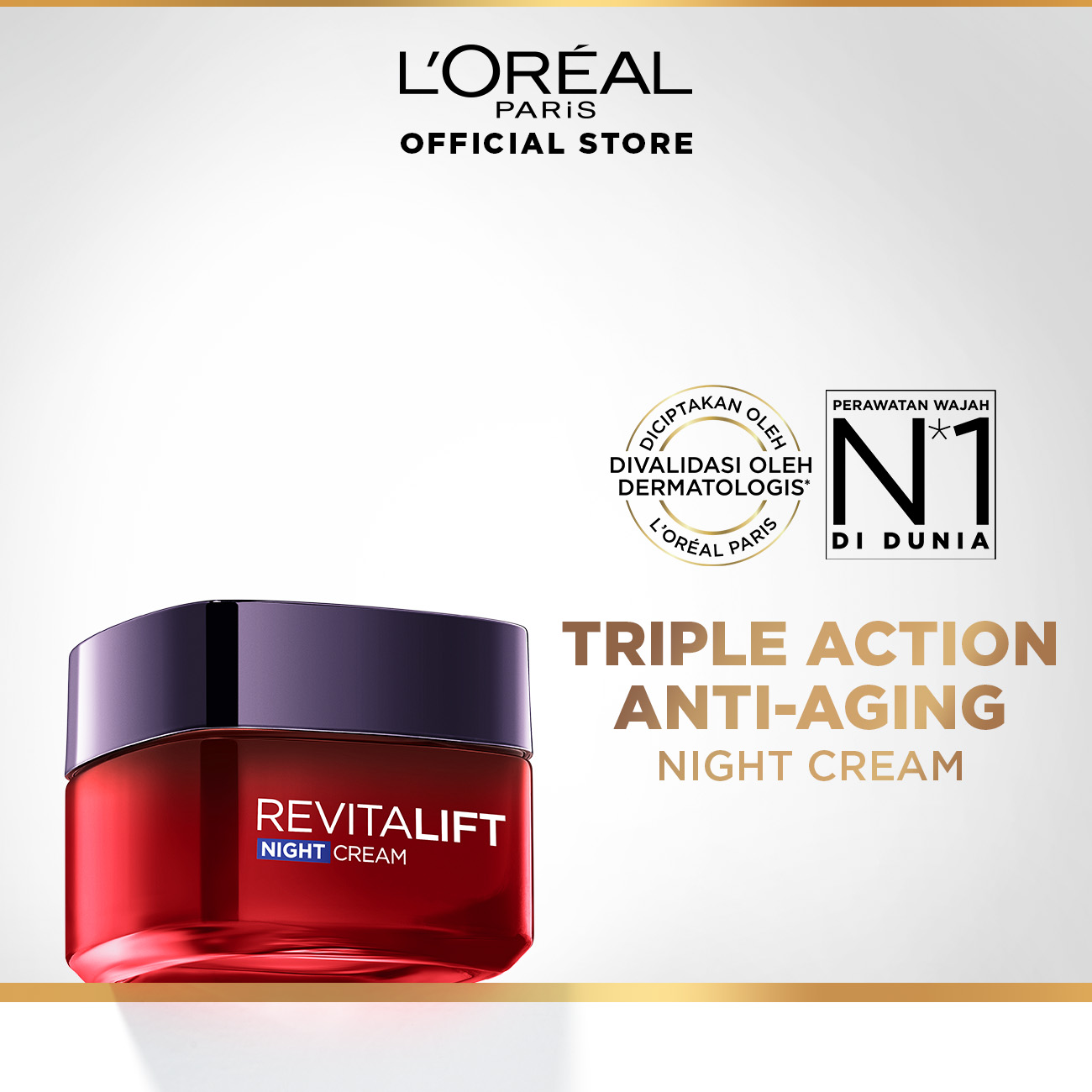 Ulasan Jujur: Krim Malam L’Oréal Revitalift – Berbaloi atau Tidak?