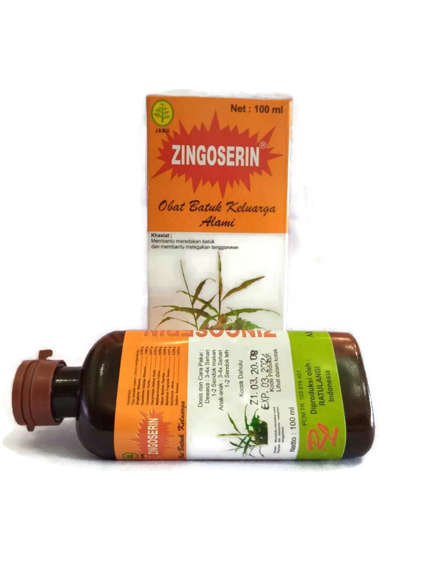 Zingoserin Obat Batuk Keluarga Alami 100ml Shopee Indonesia