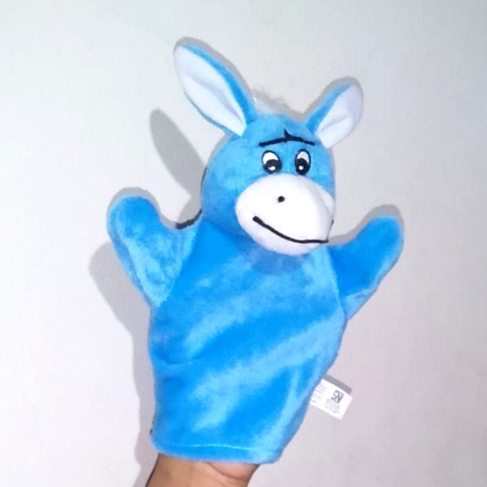 [ ORI ] Boneka Tangan / Hand Puppet / Panda Gajah Bebek Keledai Anak