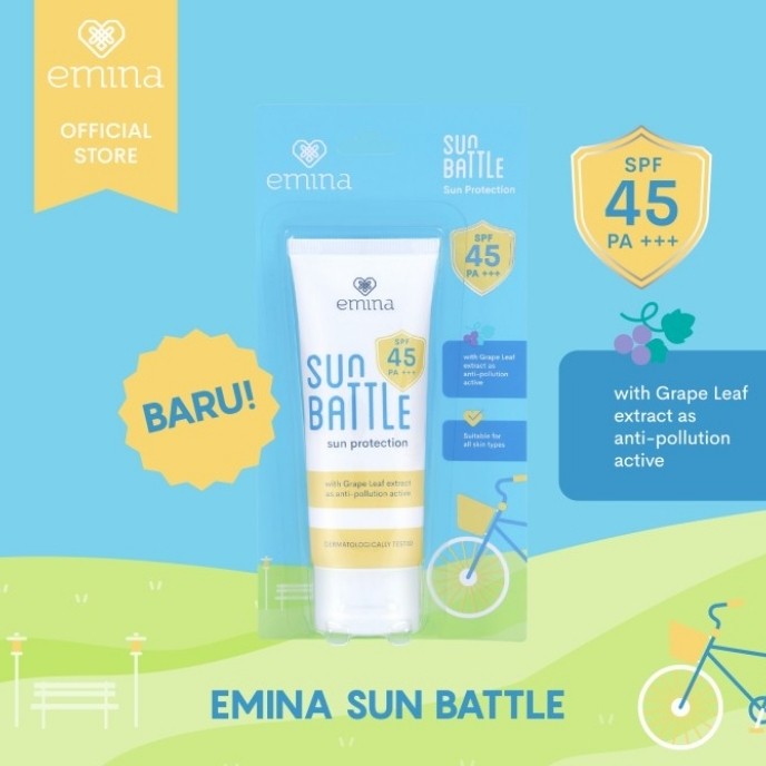 harga sunscreen emina sun battle