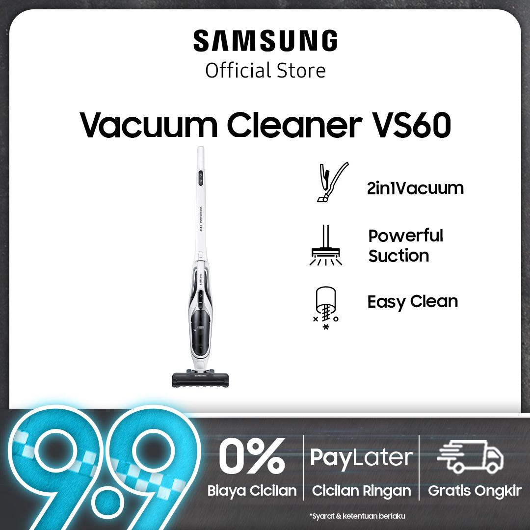 Samsung Power Stick Vacuum 170W With Ez Clean Technology VS60K6050KW