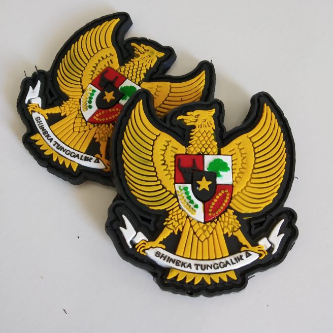 Patch Rubber GARUDA / Tempelan Emblem Karet Velcro | Lazada Indonesia