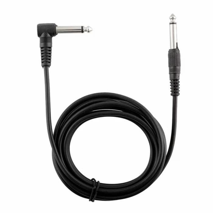 Kabel jack gitar keyboard 3 meter pabrikan Import hitam murah kl7