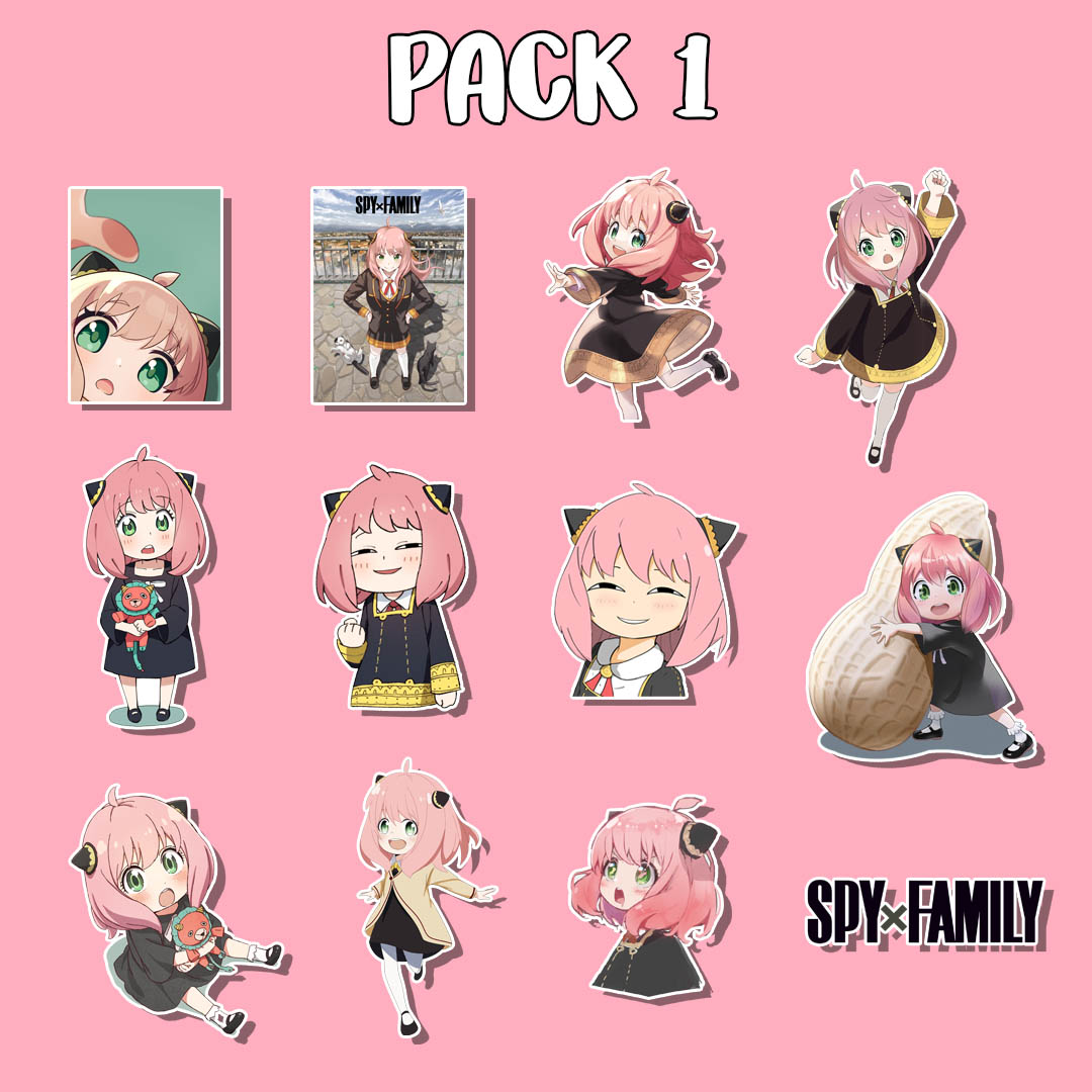 Stiker Pack Anya Forger Spy X Family / Stiker pack Anime | Lazada Indonesia