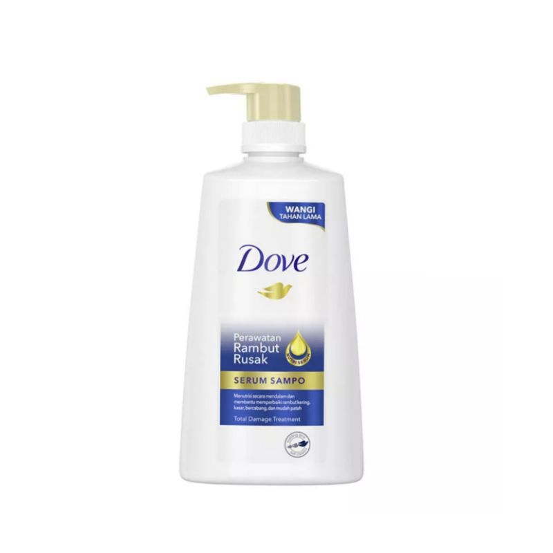 DOVE Shampoo Botol Pump Total Damage / Hair Fall Treatment / Anti