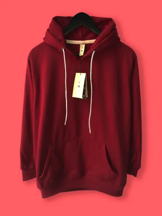 jaket hoodie maroon