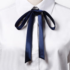 SELLYER Các cô gái Tao nhã Sinh viên Trường học Ruy-băng Tua Trang phục Satin Bowtie Cravat Ribbons Knot Bow Tie