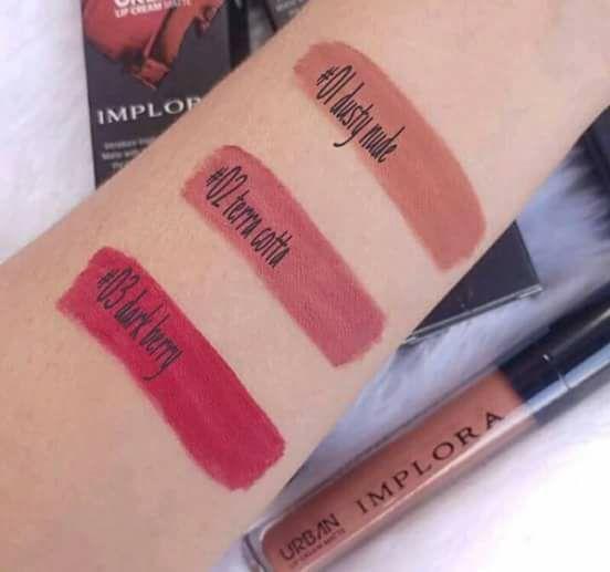 Lip Cream Implora 12 Warna Lipstik Implora Shopee Indonesia