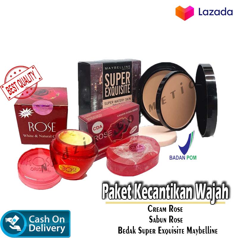 Promo Paket Cream Rose Sabun Plus Bedak Super Exquisite Original Lazada Indonesia