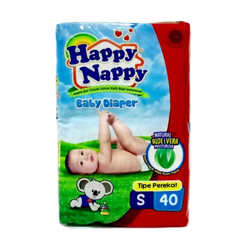 HAPPY NAPPY DIAPERS S40 M40 L40/POPOK BAYI/ DIAPER BAYI Lazada Indonesia