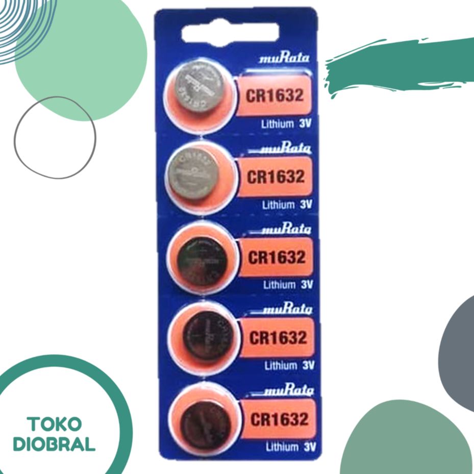 thumbnail image 2 of Murata CR1632 Lithium Battery 3V Button Cell – 50-Pack, Replaces Sony Silver Oxide 2 of 3