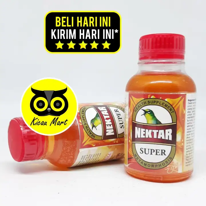 Kicau Mart Pakan Makanan Minuman Nektar Super Metamorphosis Nectar Cair Untuk Burung Pleci Kolibri Colibri Konin Dll Vtnekh Lazada Indonesia