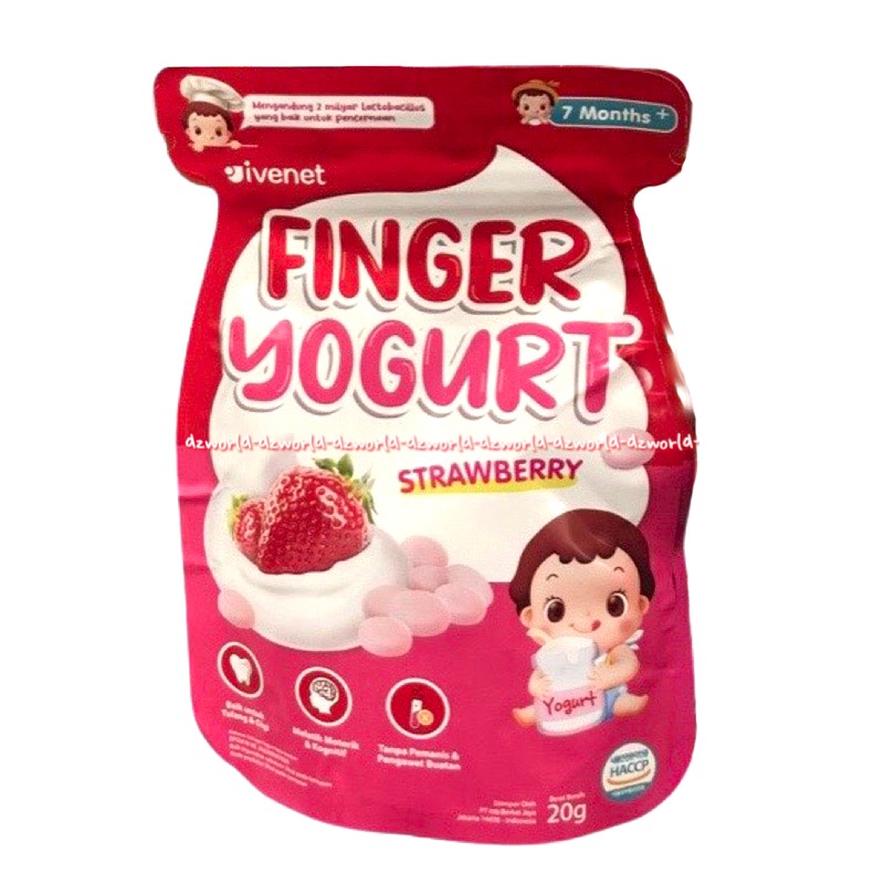 Finger Yogurt Untuk Bayi 20gr Finger Yogurt Plain Blueberry Strawberry