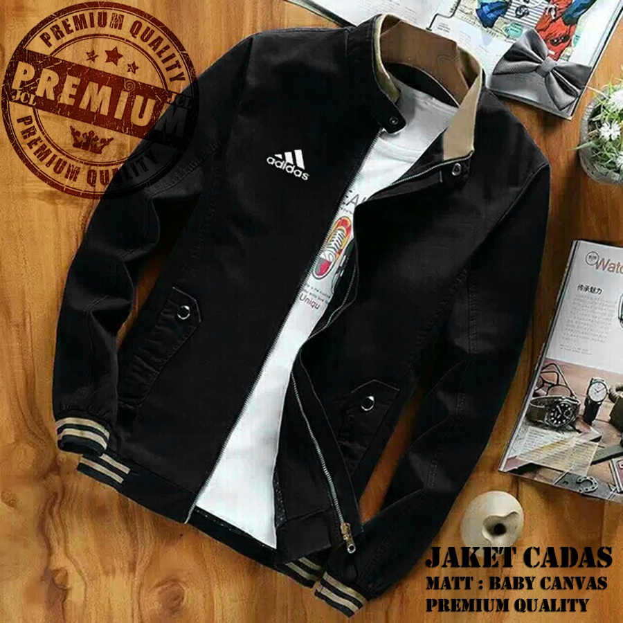 Jaket canvas 2025 adidas navy