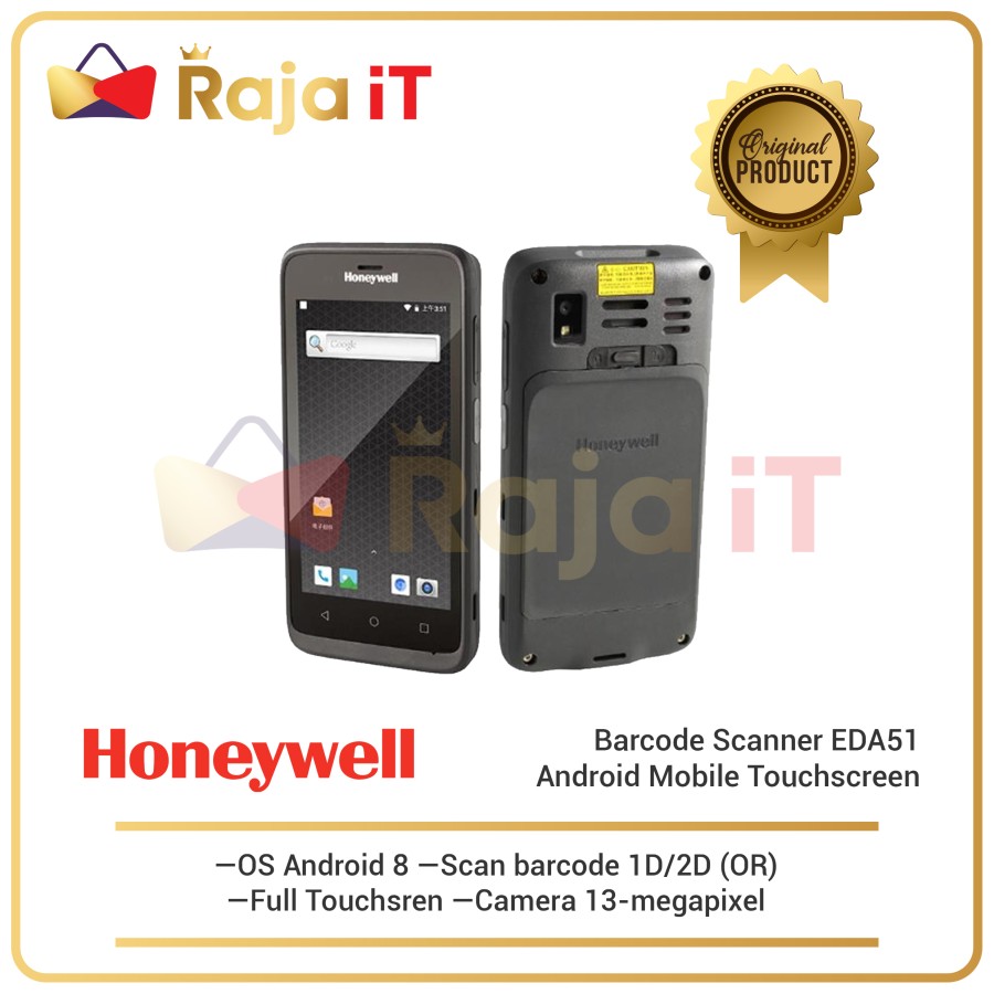 HONEYWELL Barcode Scanner EDA51 Android Mobile Touchscreen 1D 2D EDA ...