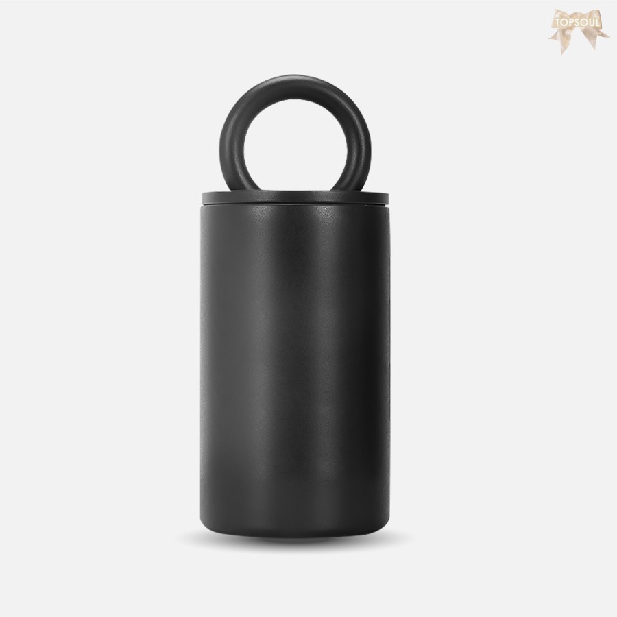 Termos Ring 400ml Tumbler Stainless Steel Tutup Hook Cincin Donat Bulat Botol Soup Mug Cup TS51