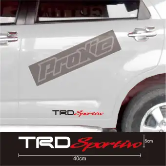 Termurah Cutting Sticker Mobil Sticker Trd Suportivo Lazada