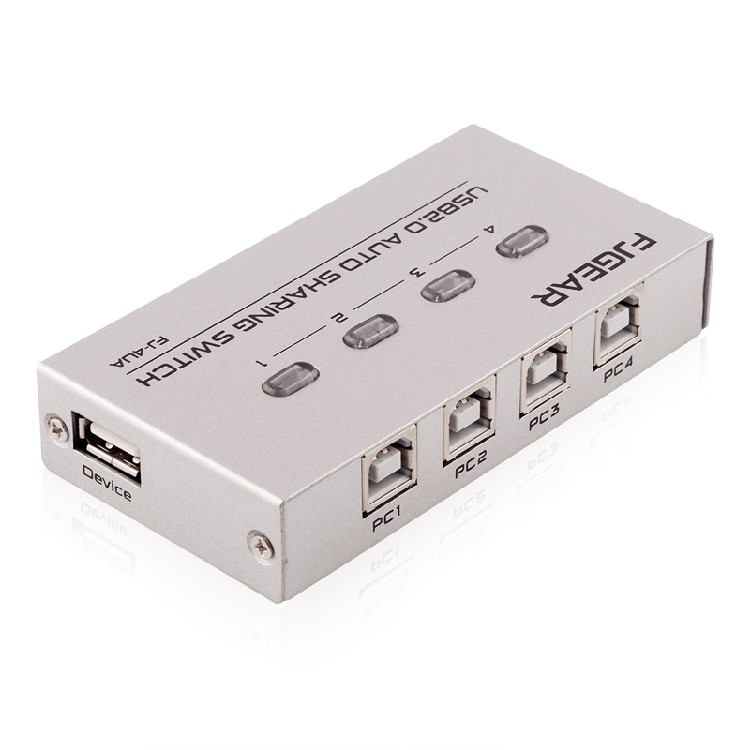 Usb Data Auto Switch 4 Port Sharing Switch Printer Auto 4 Port Lazada Indonesia 9043