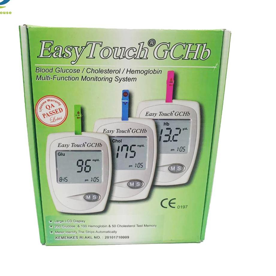 Alat Easy Touch GCHb Easytouch Glukosa Cholestrol Hemoglobin GHC GCH