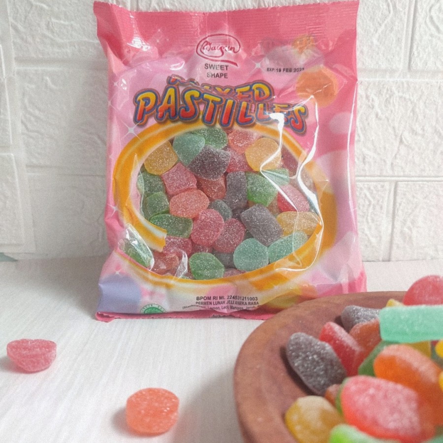 permen jelly waisun mixed pastilles candy / jelly Malaysia 1kg Halal