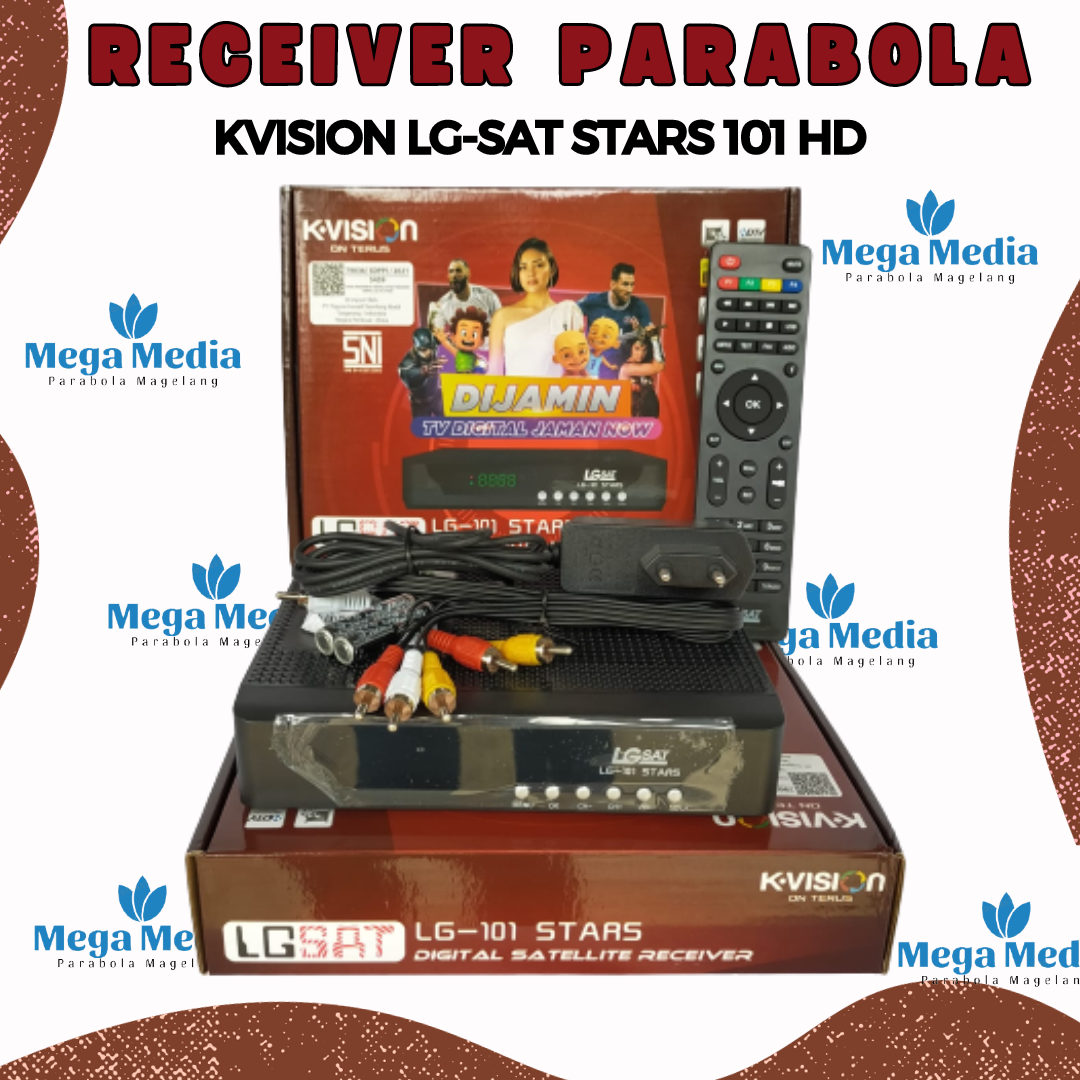 Receiver parabola LGsat Stars HD 101 EURO 2024 ready MNC grup Lazada