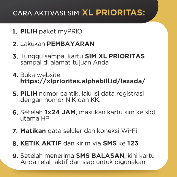 Kartu Perdana Pascabayar XL PRIORITAS, Platinum X, Unlimited Data + 500Mnt  2 Bln | Lazada Indonesia